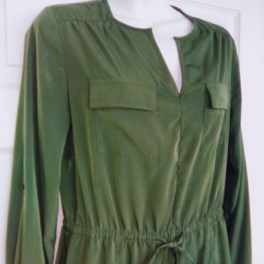 Khaki Tunic Top